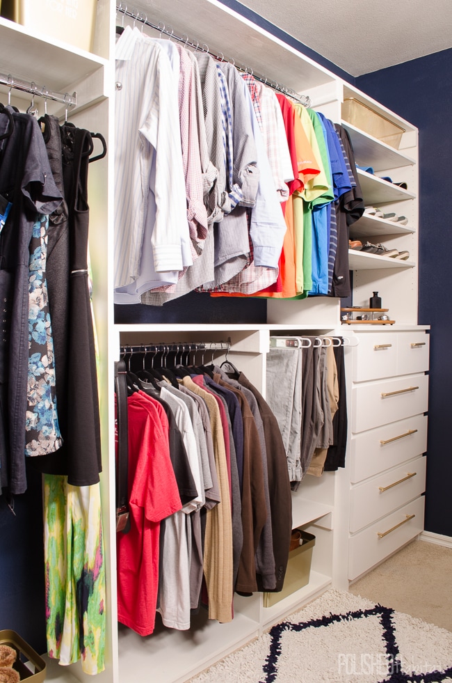 DIY Small Closet Storage Ideas - Polished Habitat