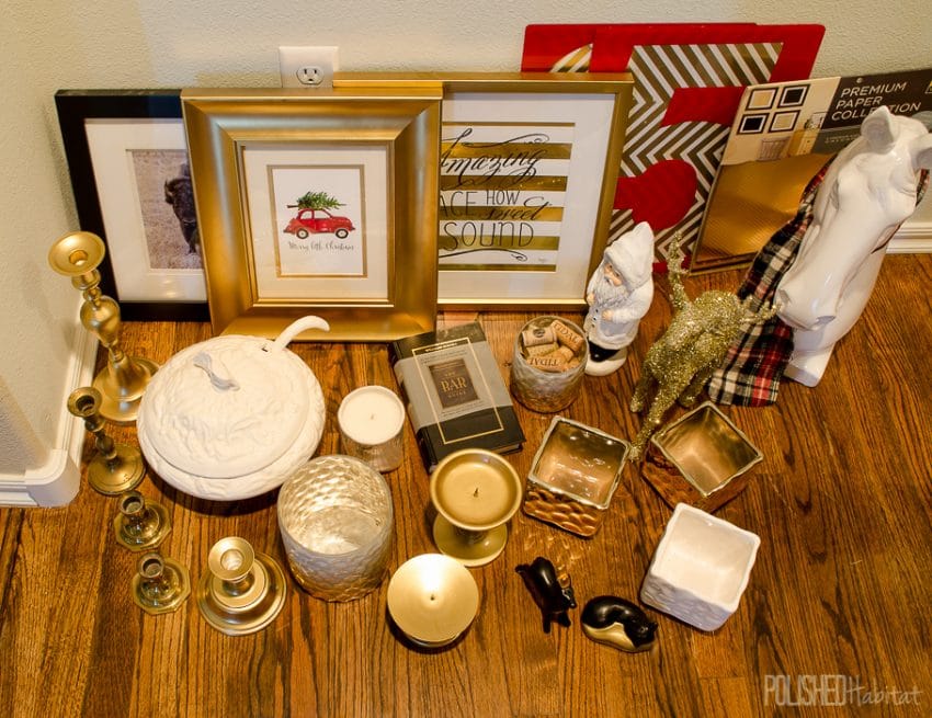 5 Tips for Creating Christmas Vignettes - Tip 3: Hunt & Gather