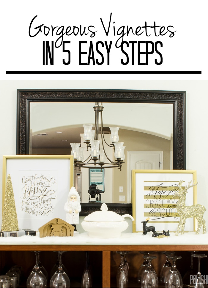 5 Tips for Creating Christmas Vignettes