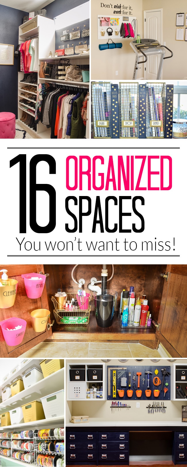Organize your bathroom, desk, pantry, garage and so much more with the top 16 organizing ideas of 2015 from Polished Habitat.