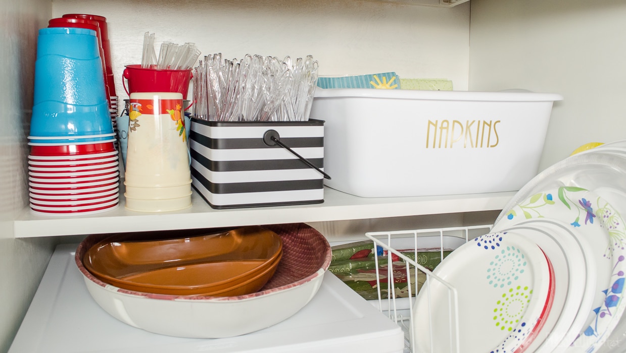 6 Tips to Control Cabinet Chaos - Cabinet Organizing Before & After Photos!