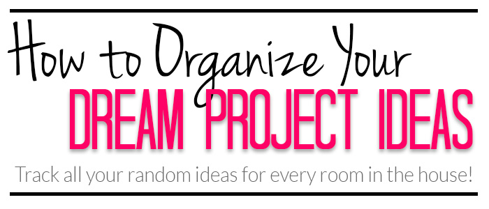 Organize-Home-Projects