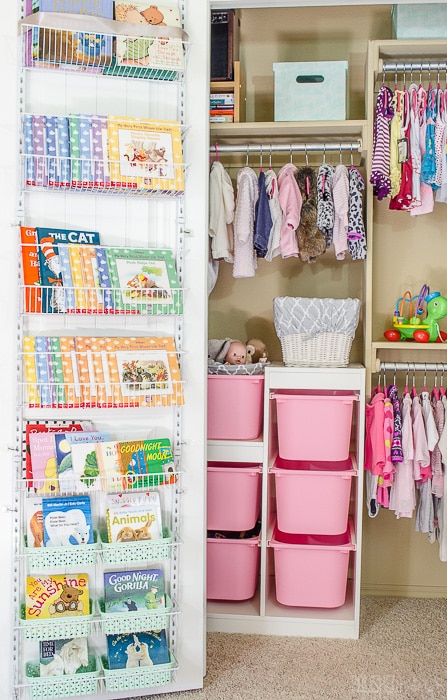 Oh, baby! These storage ideas for a baby's closet make my organization loving heart so happy. 