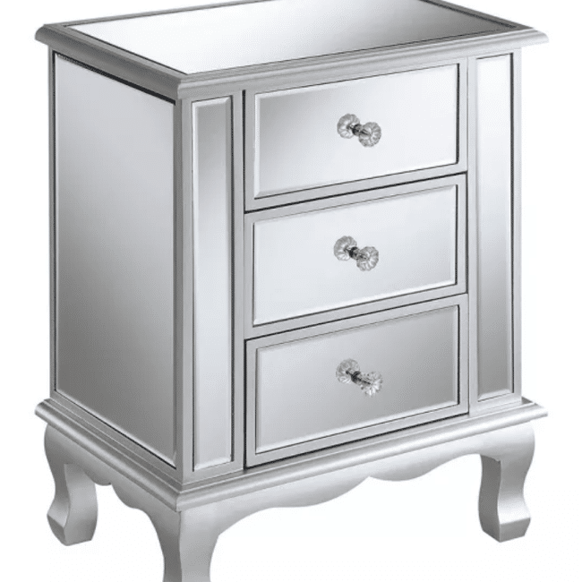 Mirrored Nightstands 10 Cheap Options Polished Habitat