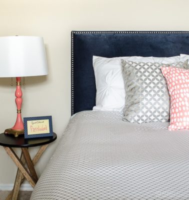 Page Gray Duvet by Crane & Canopy - perfect for a guest room! (sponsored)