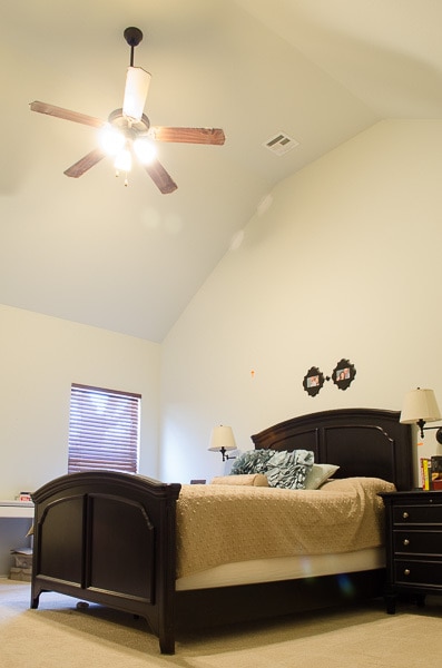 Polished Habitat bedroom BEFORE