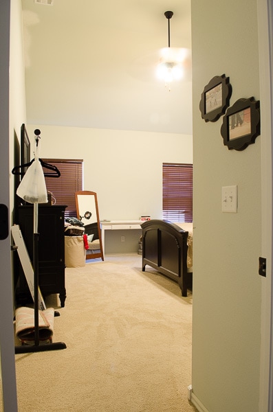 Polished Habitat bedroom BEFORE