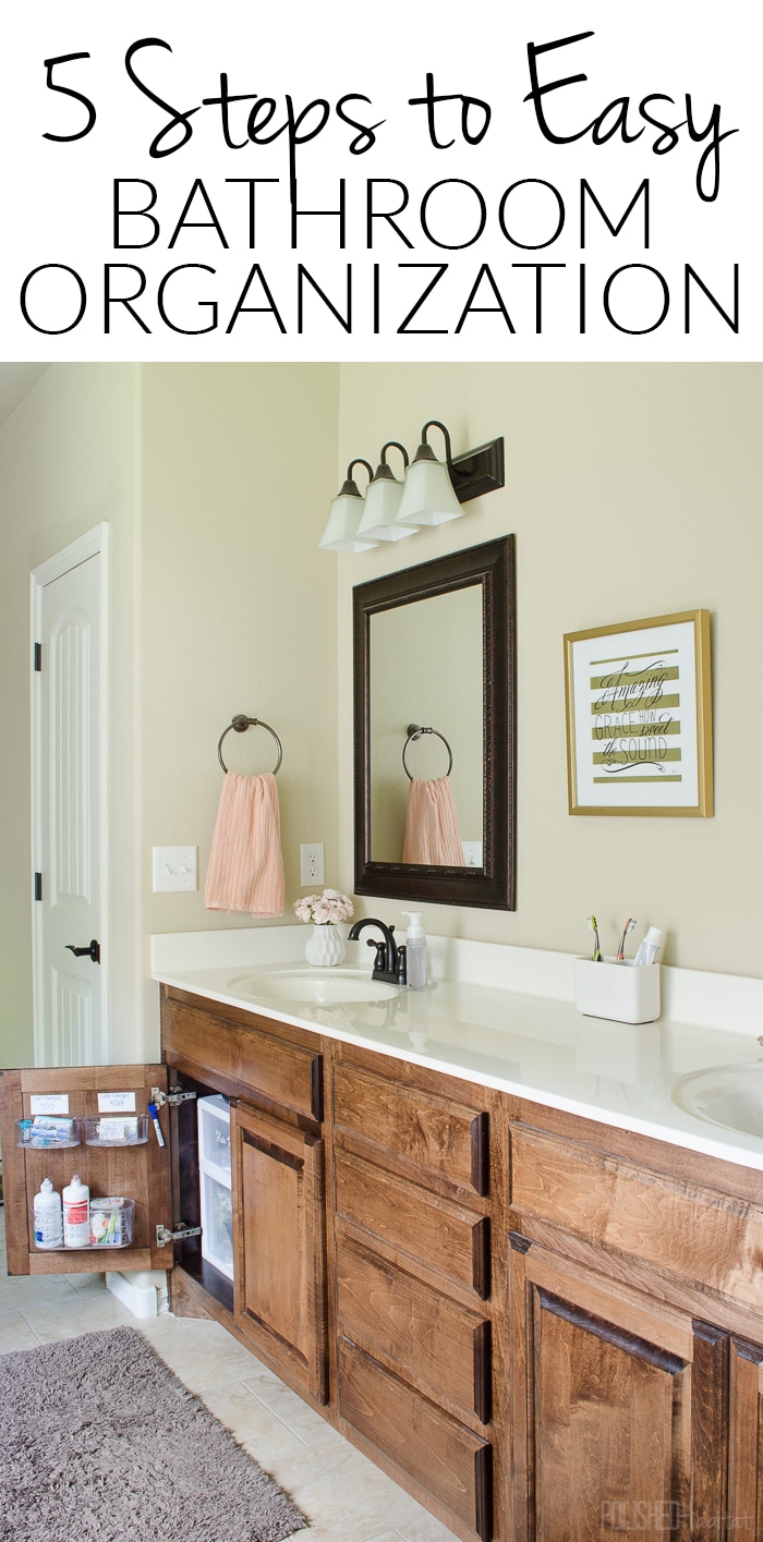 Under Sink Organizing In 5 Easy Steps Bathroom Side 2 Polished