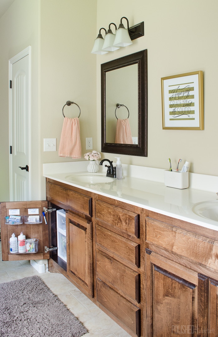 Under Sink Organizing in 5 Easy Steps {Bathroom Side 2} - Polished