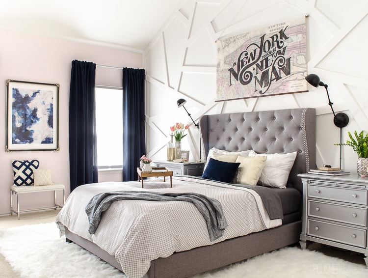 Modern Glam Master Bedroom