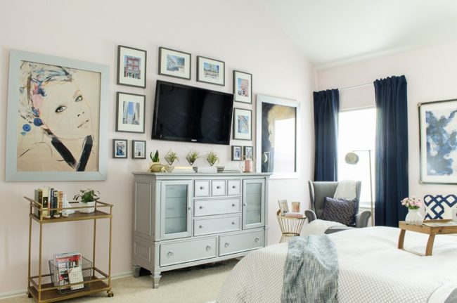 decorate a bedroom dresser