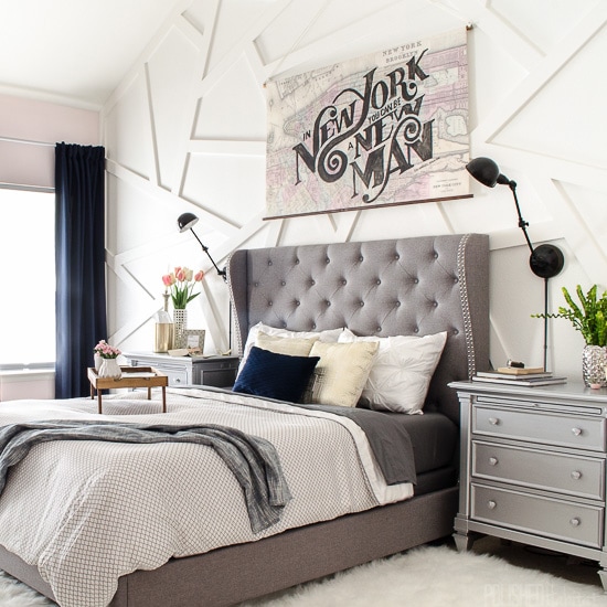 Modern Glam Bedroom Polished Habitat