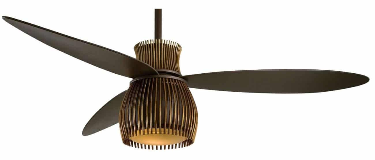 Love this modern ceiling fan! It could work in so many spaces - glam, eclectic, even mid-century!