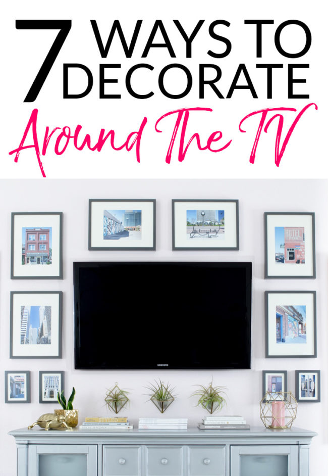 How to Decorate Around a TV An Option for Every Style - Polished Habitat