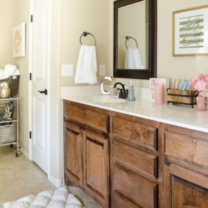 Glam Farmhouse Bathroom