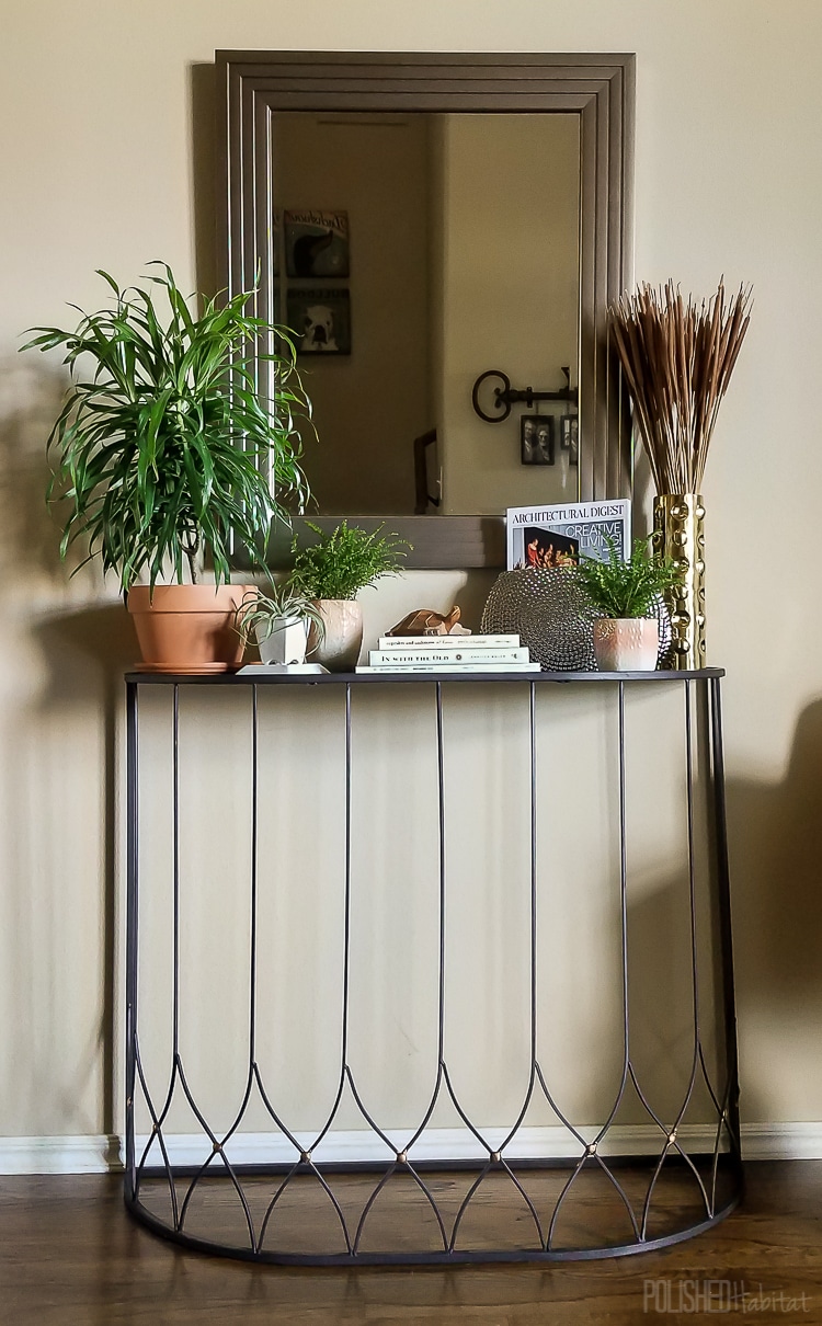 Modern industrial glam entryway by Polished Habitat