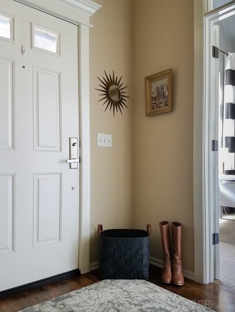 Modern industrial glam entryway by Polished Habitat