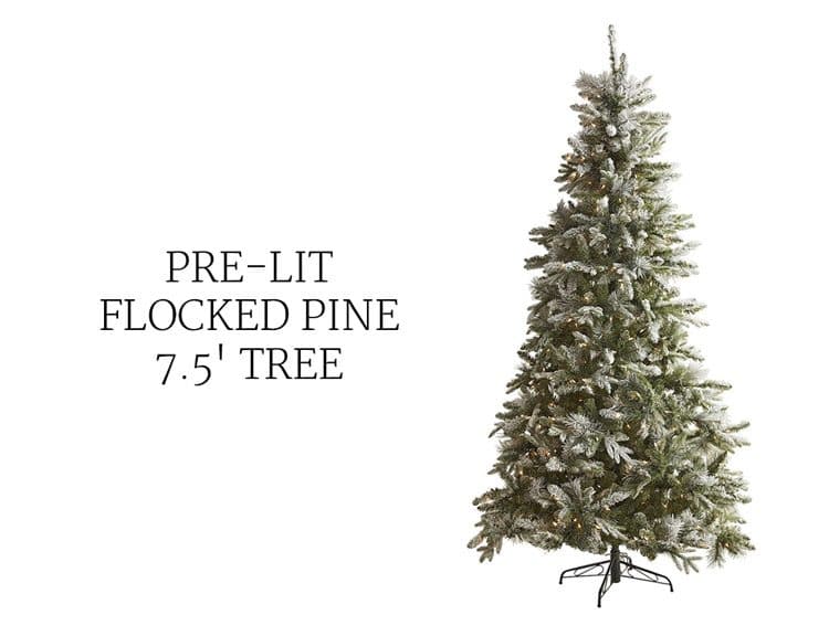 flocked-christmas-tree