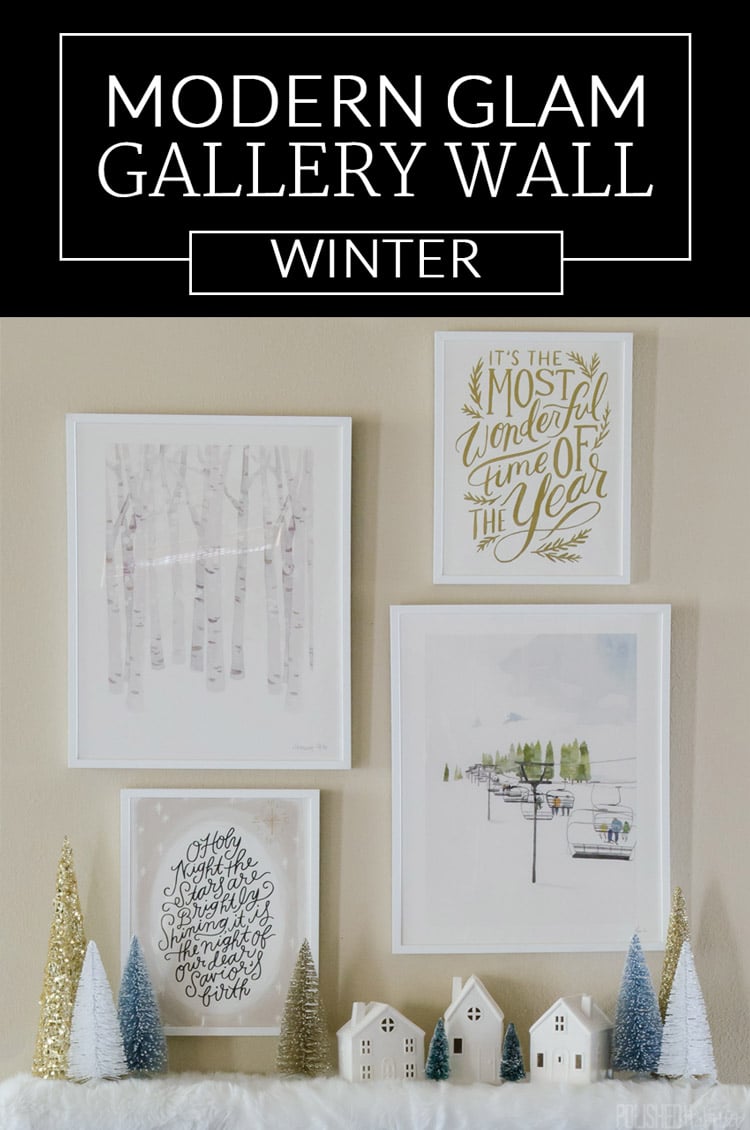 Post sponsored my Minted. Love these ideas for winter wall art and Christmas gifts 