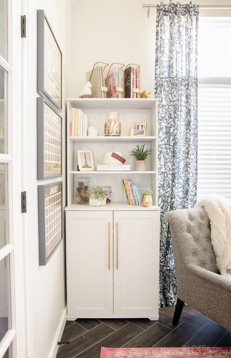 Organizing a Kitchen Office - Polished Habitat