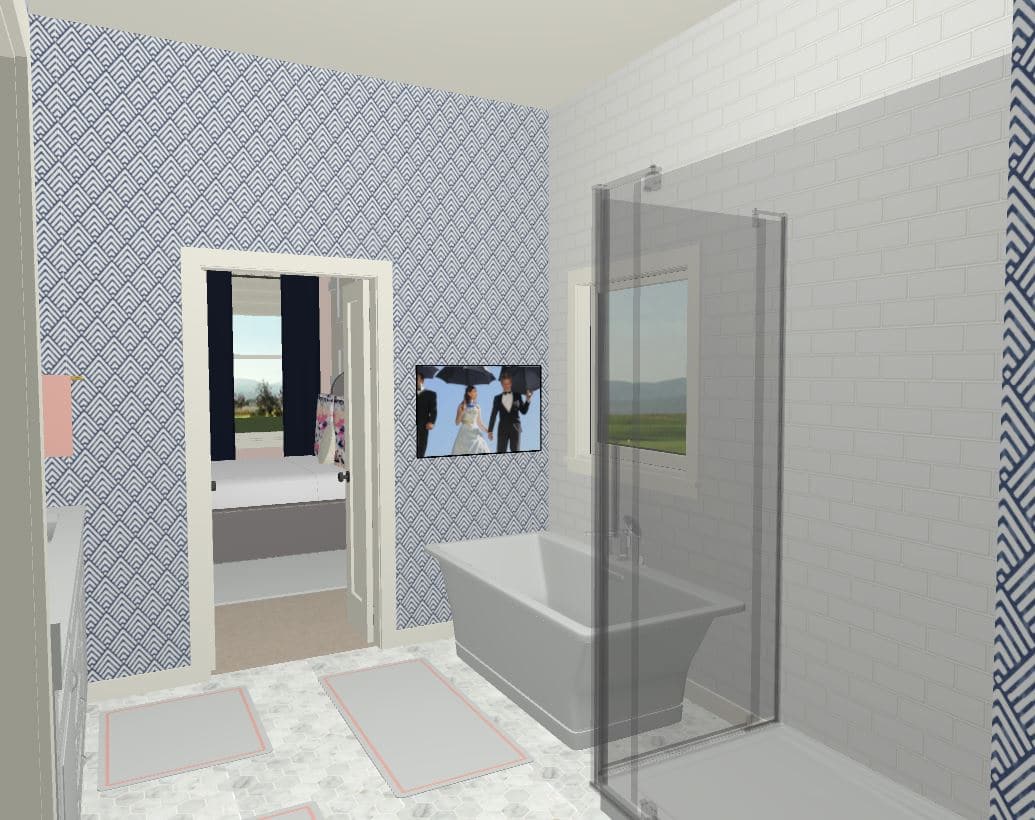 Bathroom Rendering Bathtub