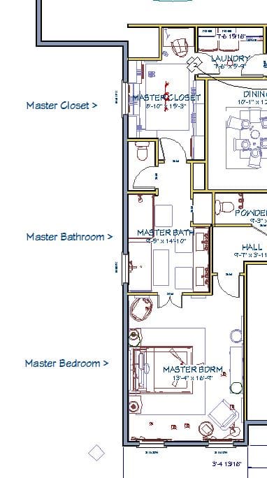 Master Suite Floorplan