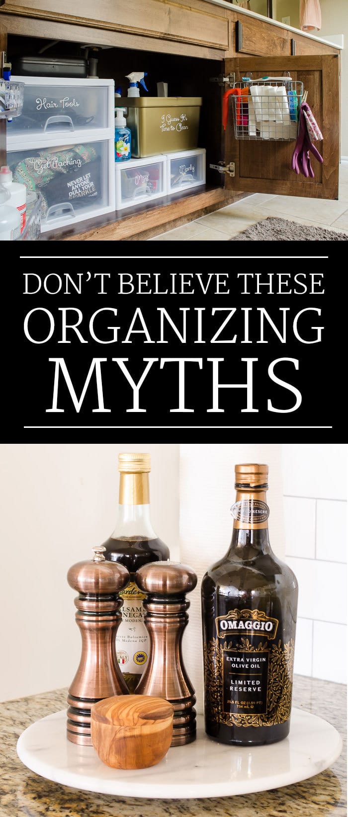Wish your home was more organized? These myths could be holding you back. 