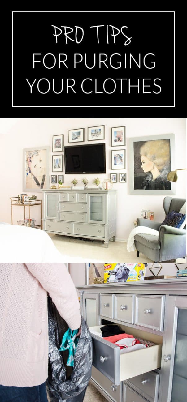 Top Tips for Cleaning out your Dresser {Purge Clothes Like a Pro