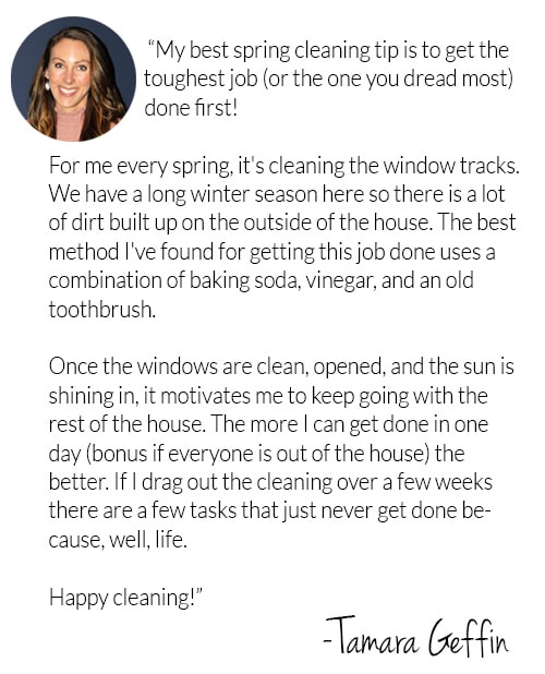What do you Spring Clean first?