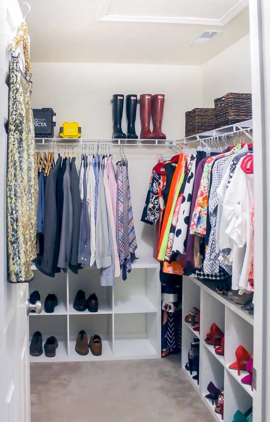 3 Storage Tips for a Shared Master Closet