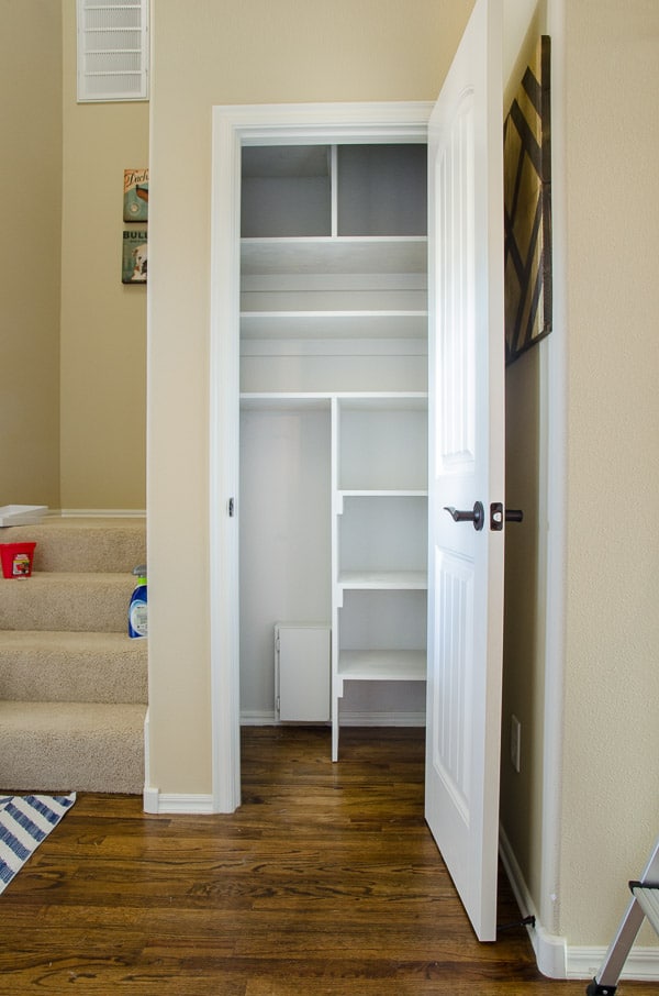 Coat Closet to Cleaning Closet