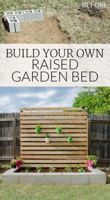 Building a Raised Garden Bed {Backyard Project #1 is COMPLETE