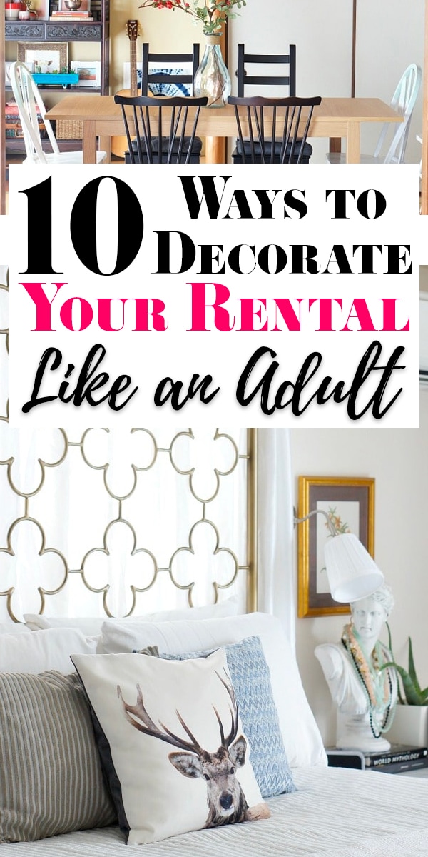 How to Decorate a Rental Like an Adult