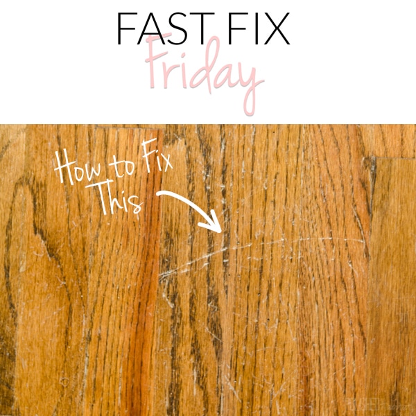 Repair Wood Floor Scratches Quick Fix