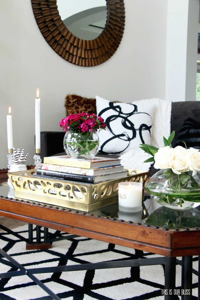 How to Style a Coffee Table 2 Different Ways | One Table + 2 Looks | This is our Bliss