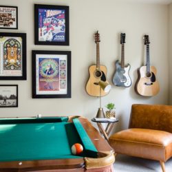 Game Room Decorating - Music Theme & Pool Table