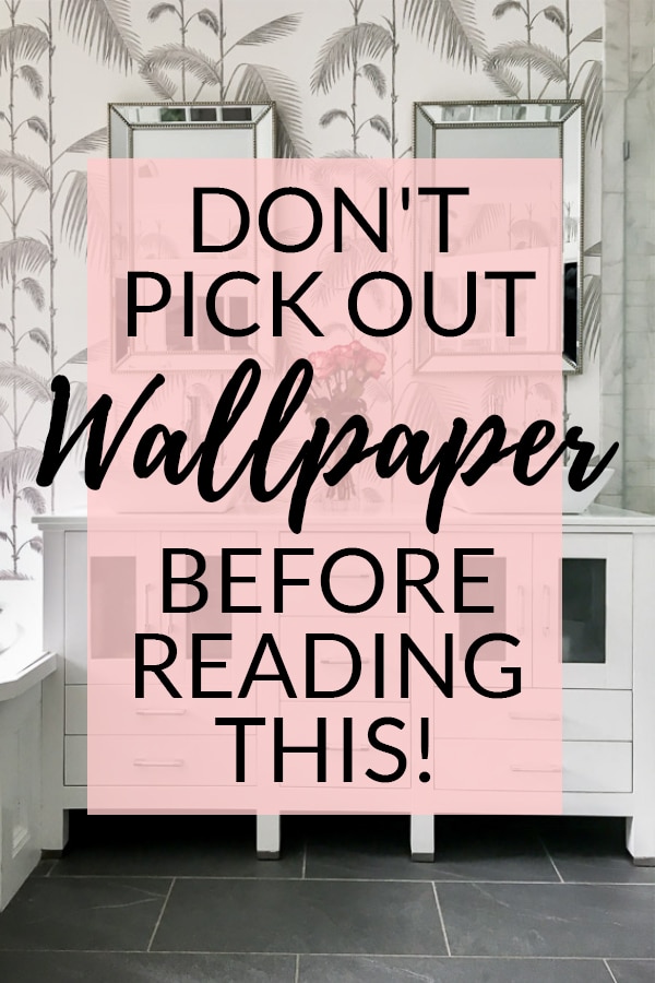 Don't Pick Out Wallpaper Before Reading This