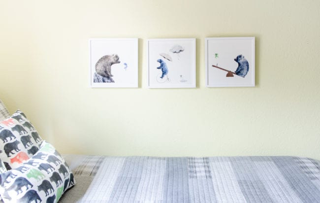 Minted bear prints by Maja Cunningham