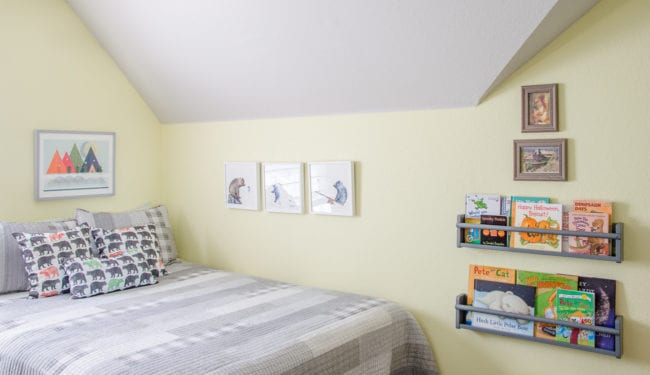 Camping room for a little boy - love the Minted Art and IKEA tent! 