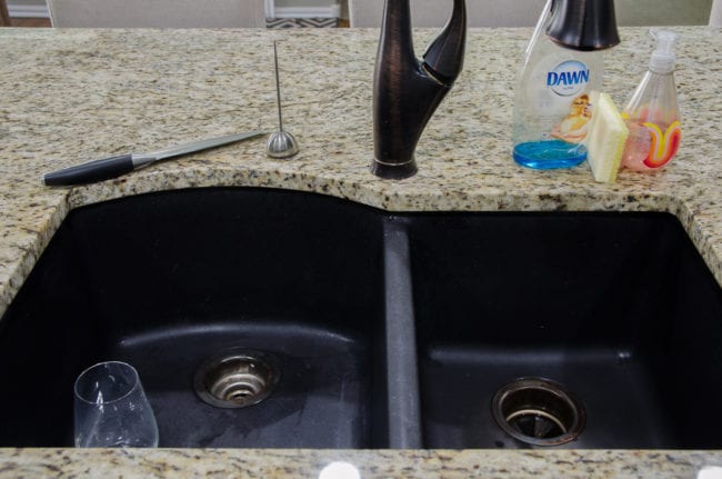 Organizing The Kitchen Sink Area, How To Hide Kitchen Island Sink