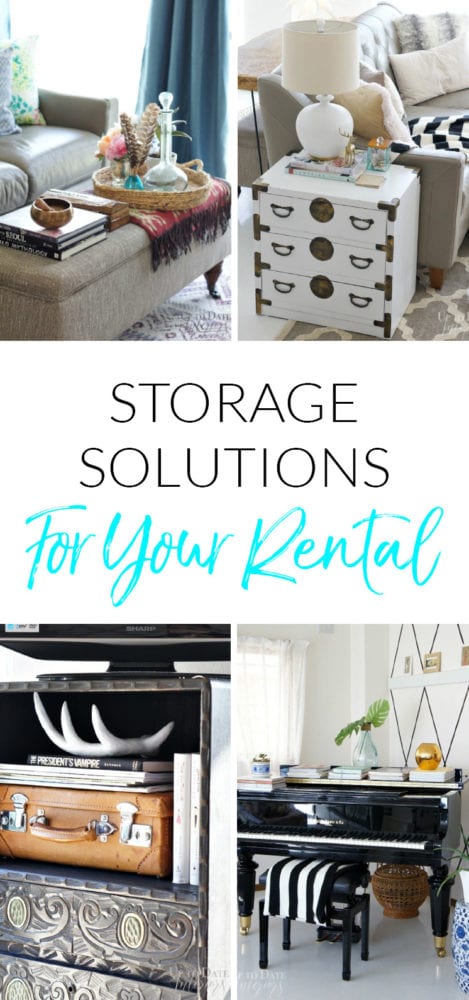 Struggling with storage in your rental? Try these tips to get things organized, even in small spaces! 