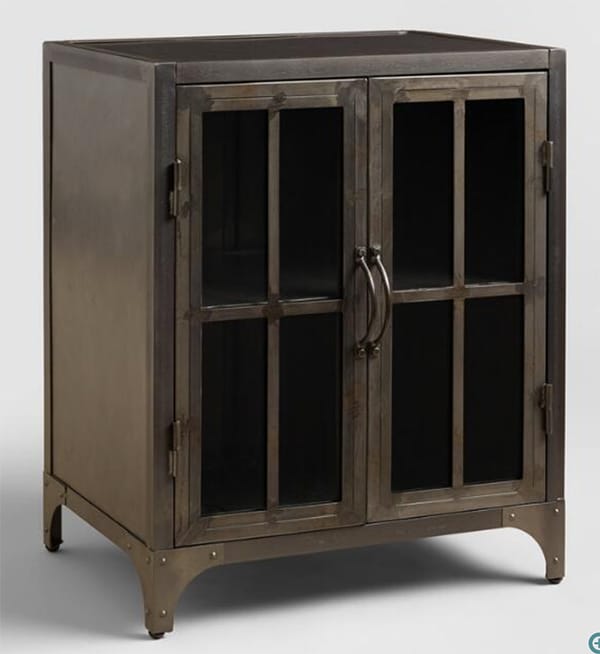 World Market Metal Virgil Accent Cabinet