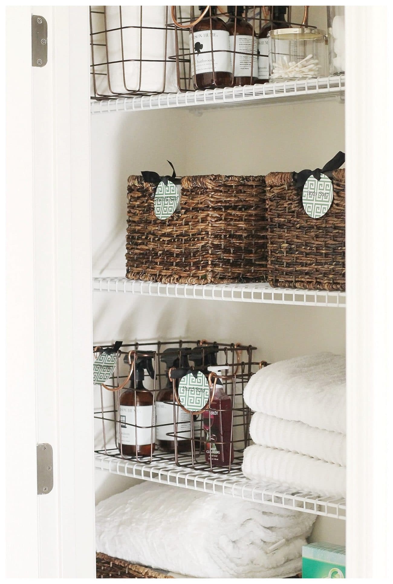 From Coat Closet to Cleaning Closet {Organizing in Style} - Polished Habitat