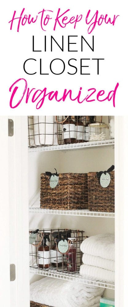 Keep Your Linen Closet Organized AND Smelling Great with These Quick, Functional, and Cheap Ideas for Linen Closet Organization. 