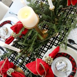 How to Create a Luxe for Less Christmas Table - 6 Money-saving tips for a beautiful holiday table!