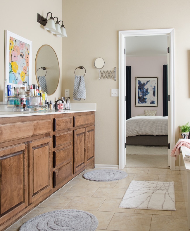 How to Organize a Bathroom Closet - Polished Habitat