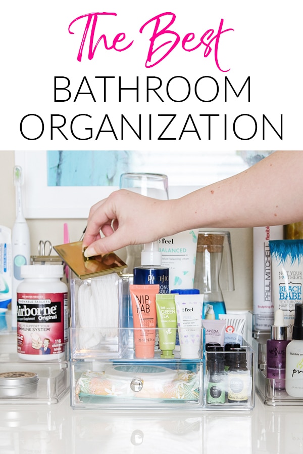 Bathroom Counter Organizers & Stylish Storage Solutions