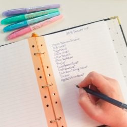 Decluttering Tips for Home - Start with a List