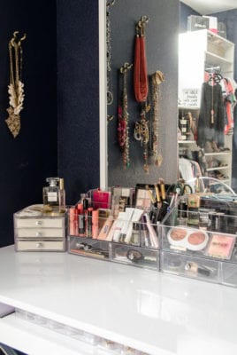 Clear Makeup and Jewelry organizers