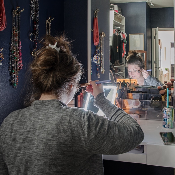 Organizing the Makeup Vanity & A Bit of Jewelry - Polished Habitat